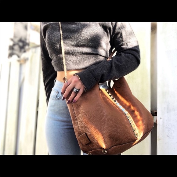 Valentino Handbags - Valentino Rockstud Va Va Voom Studded Tote